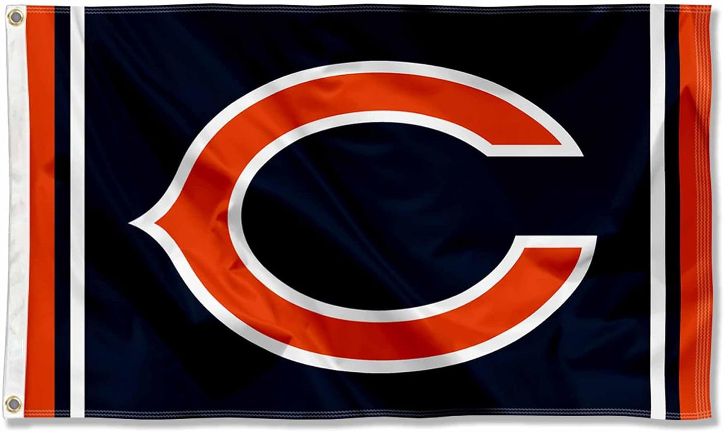 Kansas City Chiefs Flag-3x5 FT KC Chiefs Banner-100% polyester-2 Metal Grommets