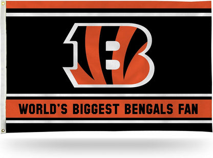 Cincinnati Bengals Flag-3x5 NFL Bengals Banner Flags -100% polyester