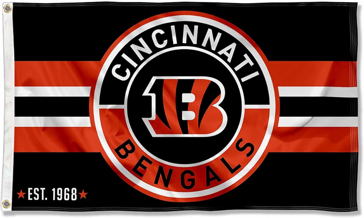 Cincinnati Bengals Flag-3x5 NFL Bengals Banner Flags -100% polyester