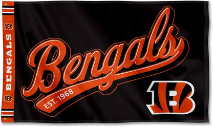 Cincinnati Bengals Flag-3x5Ft NFL Bengals Banner-100% polyester