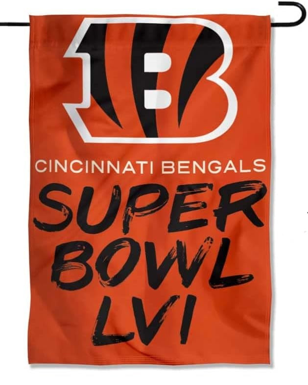 Cincinnati Bengals Flag  NFL Bengals Garden Banner Flags -100% polyester 12x18 inches / 28x40 inches