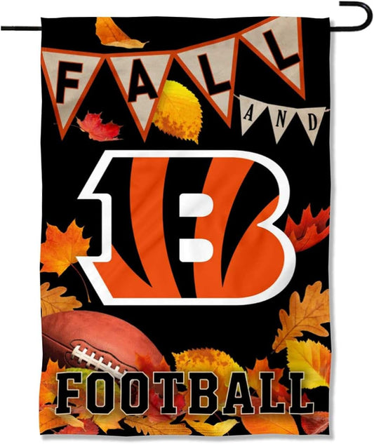 Cincinnati Bengals Flag  NFL Bengals Garden Banner Flags -100% polyester 12x18 inches / 28x40 inches
