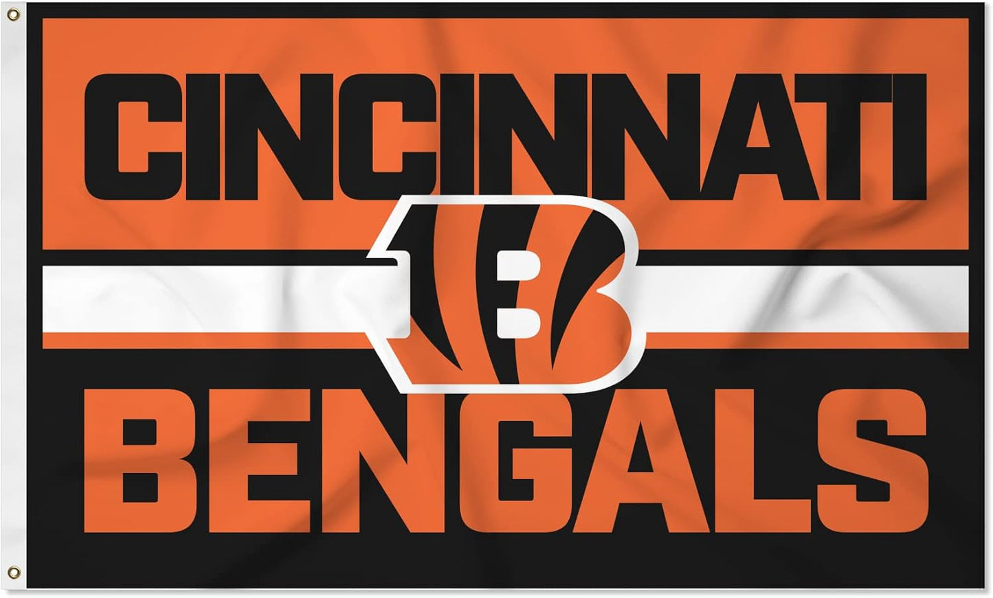 Cincinnati Bengals Flag-3x5 NFL Bengals Banner Flags -100% polyester