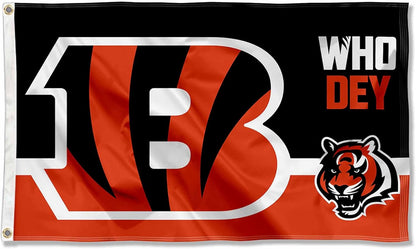 NFL Cincinnati Bengals Flag-3x5 Cincinnati Bengals Banner-100% polyester