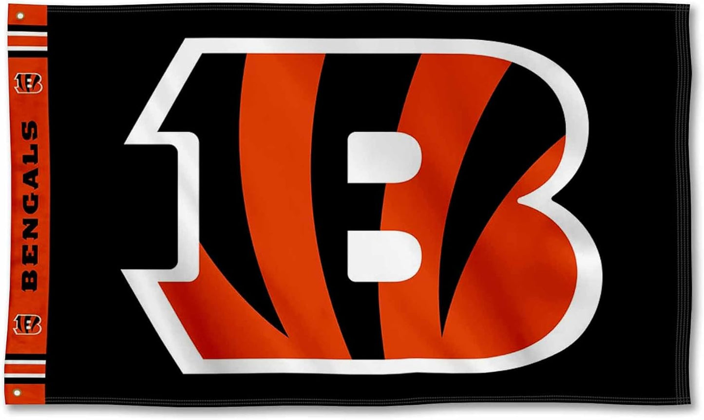 NFL Cincinnati Bengals Flag-3x5 Cincinnati Bengals Banner-100% polyester