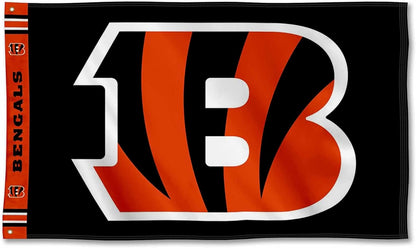 NFL Cincinnati Bengals Flag-3x5 Cincinnati Bengals Banner-100% polyester