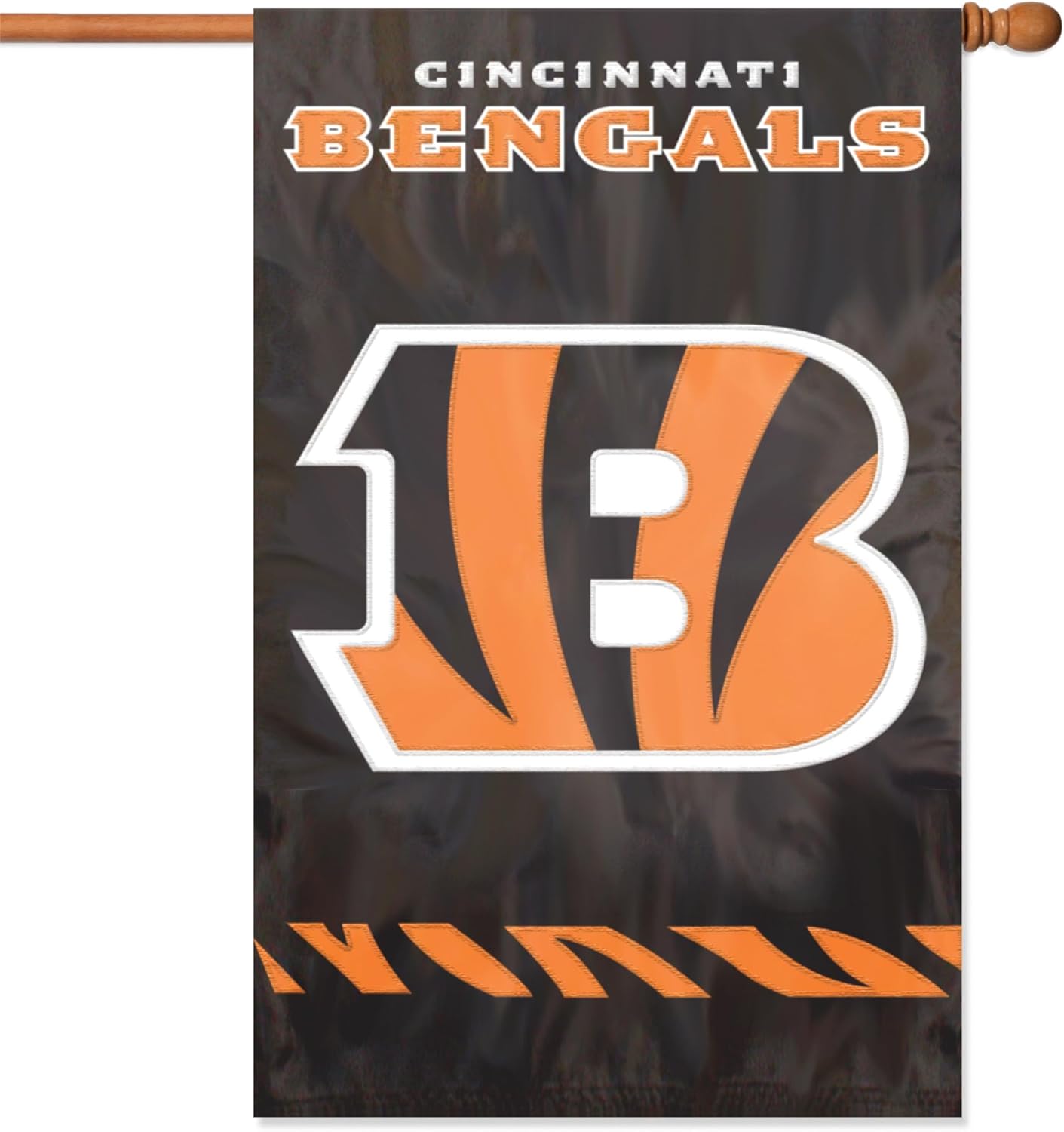 Cincinnati Bengals Flag  NFL Cincinnati Bengals Garden Banner Flags -100% polyester 12x18 inches / 28x40 inches