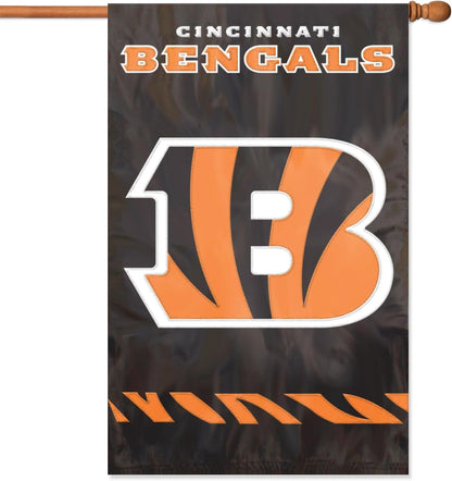 Cincinnati Bengals Flag  NFL Cincinnati Bengals Garden Banner Flags -100% polyester 12x18 inches / 28x40 inches