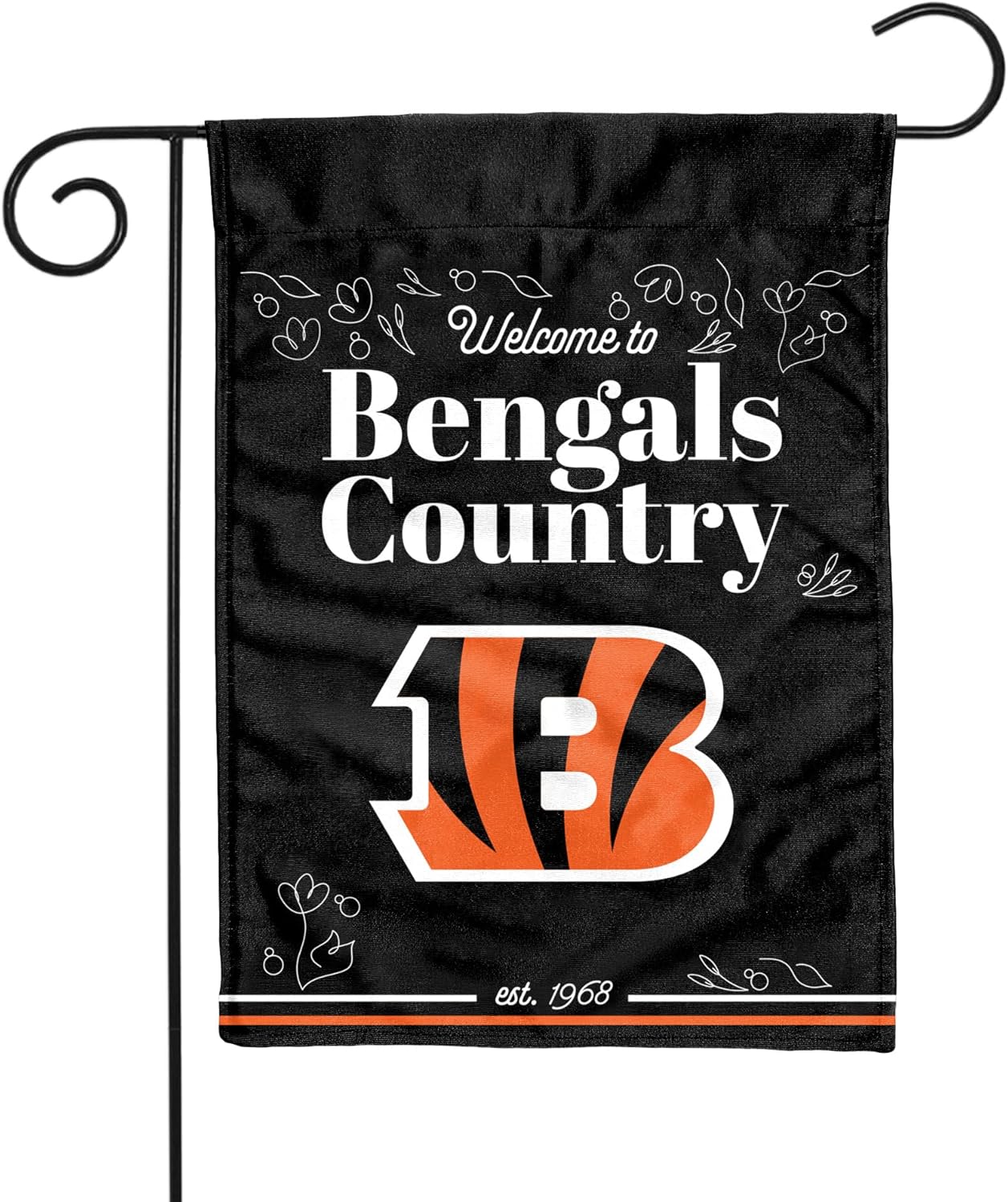 Cincinnati Bengals Flag  NFL Cincinnati Bengals Garden Banner Flags -100% polyester 12x18 inches / 28x40 inches