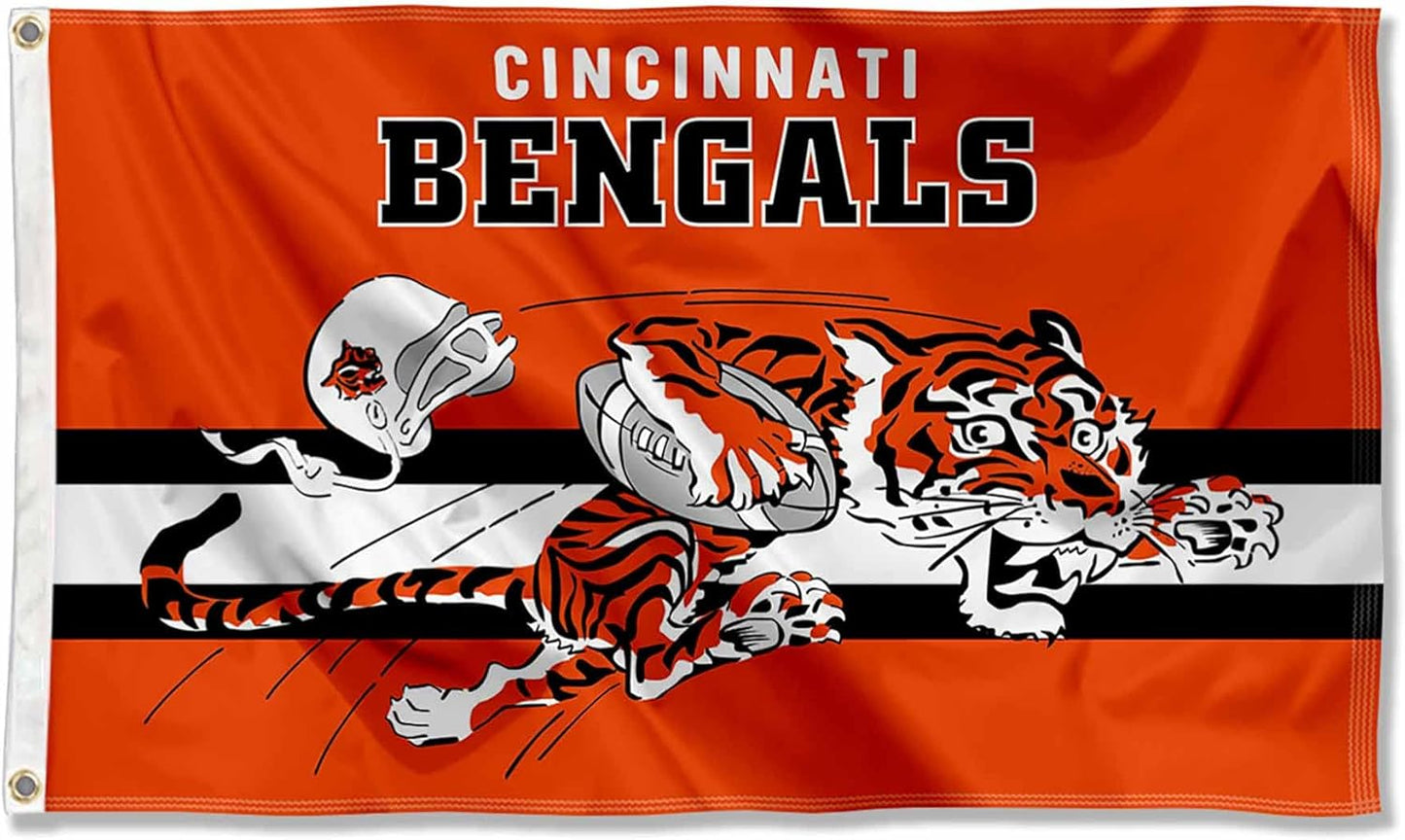Cincinnati Bengals Flag-3x5 NFL Bengals Banner Flags -100% polyester
