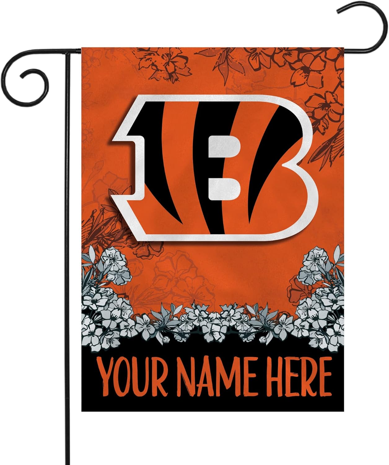 Cincinnati Bengals Flag  NFL Cincinnati Bengals Garden Banner Flags -100% polyester 12x18 inches / 28x40 inches