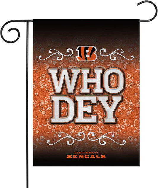 Cincinnati Bengals Flag  NFL Cincinnati Bengals Garden Banner Flags -100% polyester 12x18 inches / 28x40 inches