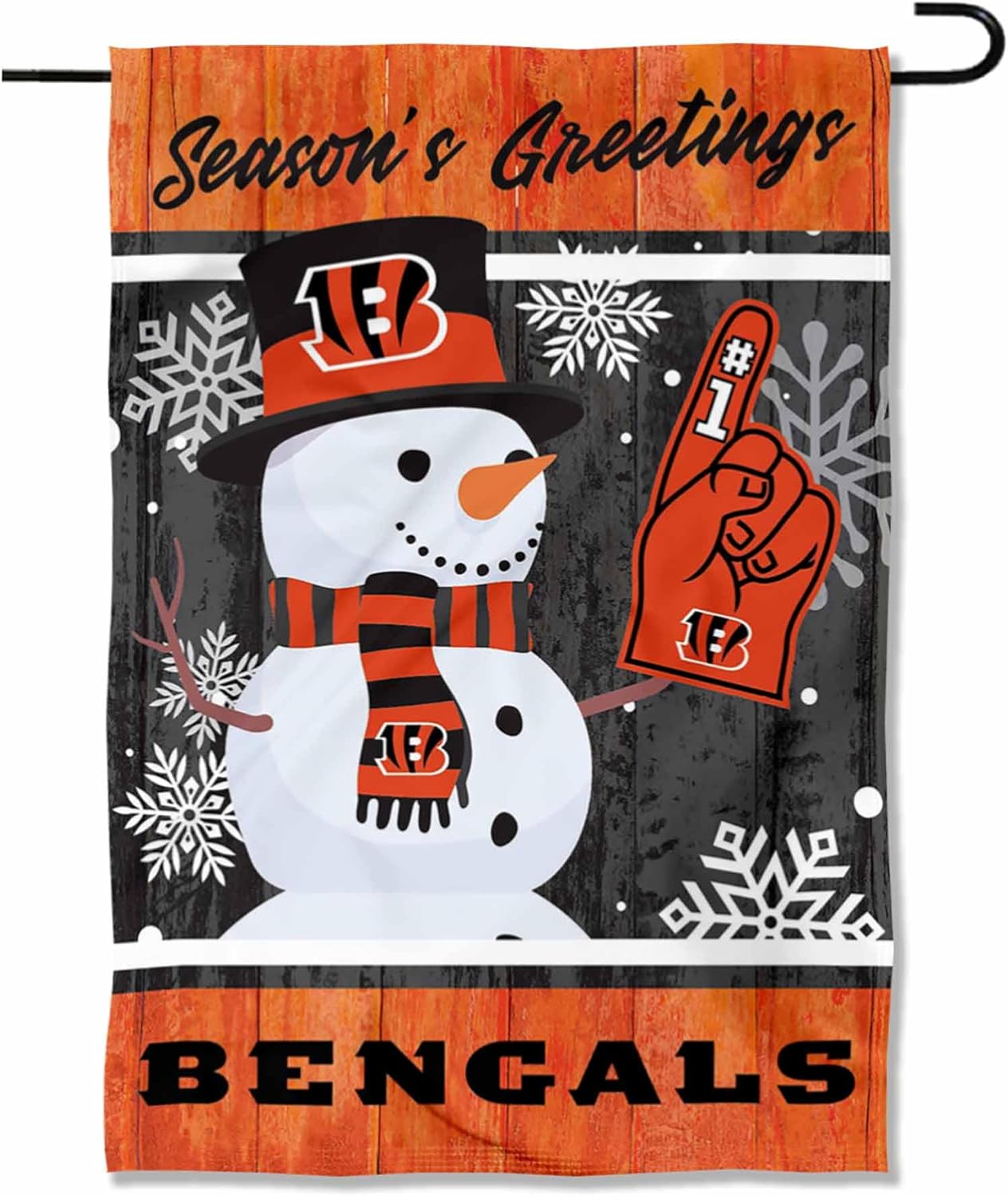 NFL Cincinnati Bengals Garden Banner Flags -100% polyester 12x18 inches / 28x40 inches Cincinnati Bengals Flag