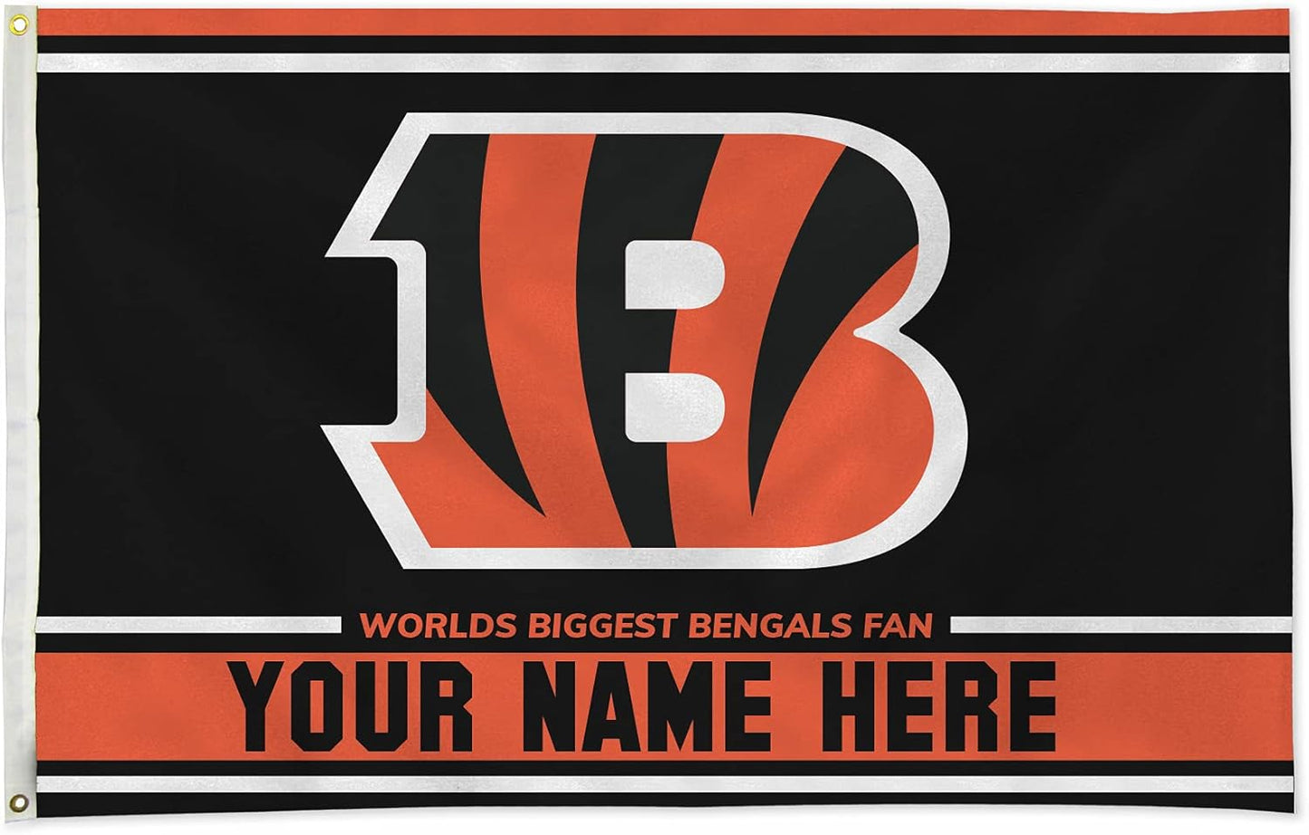 Cincinnati Bengals Flag-3x5 NFL Bengals Banner Flags -100% polyester