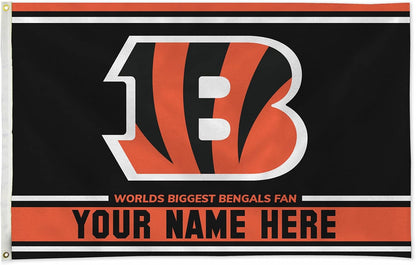 Cincinnati Bengals Flag-3x5 NFL Bengals Banner Flags -100% polyester