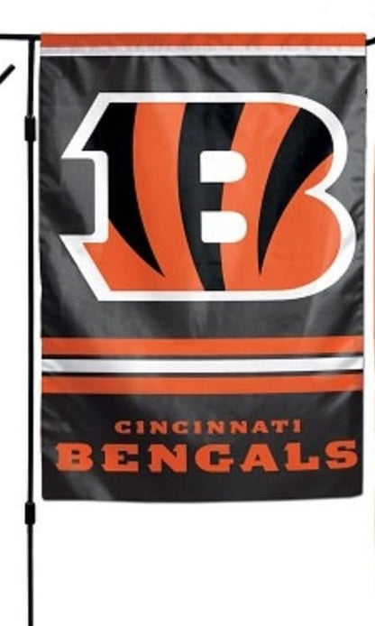 NFL Cincinnati Bengals Garden Banner Flags -100% polyester 12x18 inches / 28x40 inches Cincinnati Bengals Flag