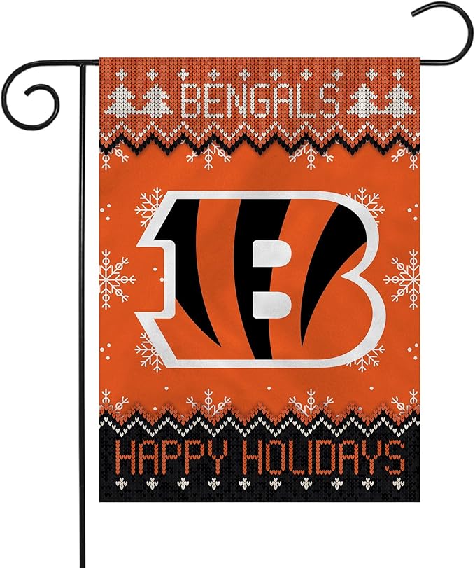 NFL Cincinnati Bengals Garden Banner Flags -100% polyester 12x18 inches / 28x40 inches Cincinnati Bengals Flag