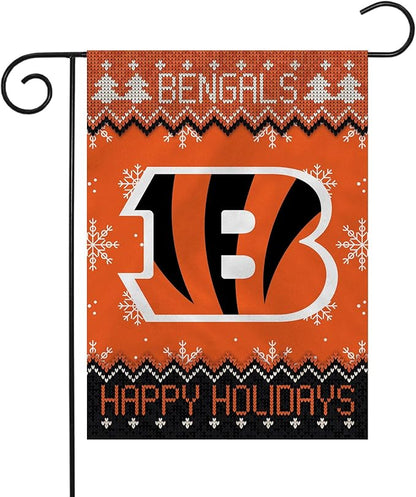 NFL Cincinnati Bengals Garden Banner Flags -100% polyester 12x18 inches / 28x40 inches Cincinnati Bengals Flag