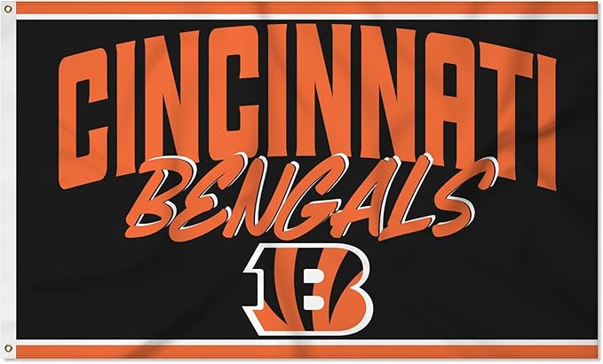 NFL Cincinnati Bengals Flag-3x5 Cincinnati Bengals Banner-100% polyester