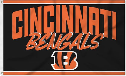 NFL Cincinnati Bengals Flag-3x5 Cincinnati Bengals Banner-100% polyester