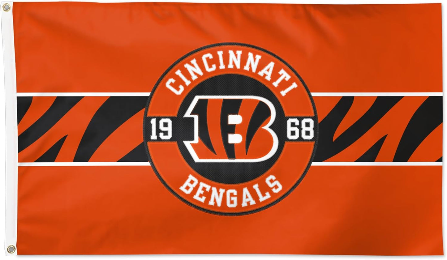 Cincinnati Bengals Flag-3x5 NFL Bengals Banner Flags -100% polyester