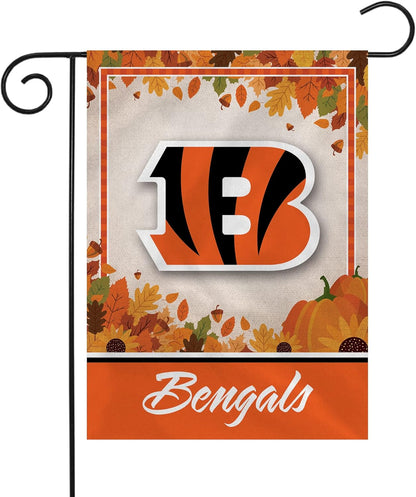 NFL Cincinnati Bengals Garden Banner Flags -100% polyester 12x18 inches / 28x40 inches Cincinnati Bengals Flag