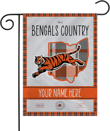 NFL Cincinnati Bengals Garden Banner Flags -100% polyester 12x18 inches / 28x40 inches Cincinnati Bengals Flag