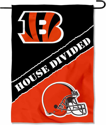NFL Cincinnati Bengals Garden Banner Flags -100% polyester 12x18 inches / 28x40 inches Cincinnati Bengals Flag