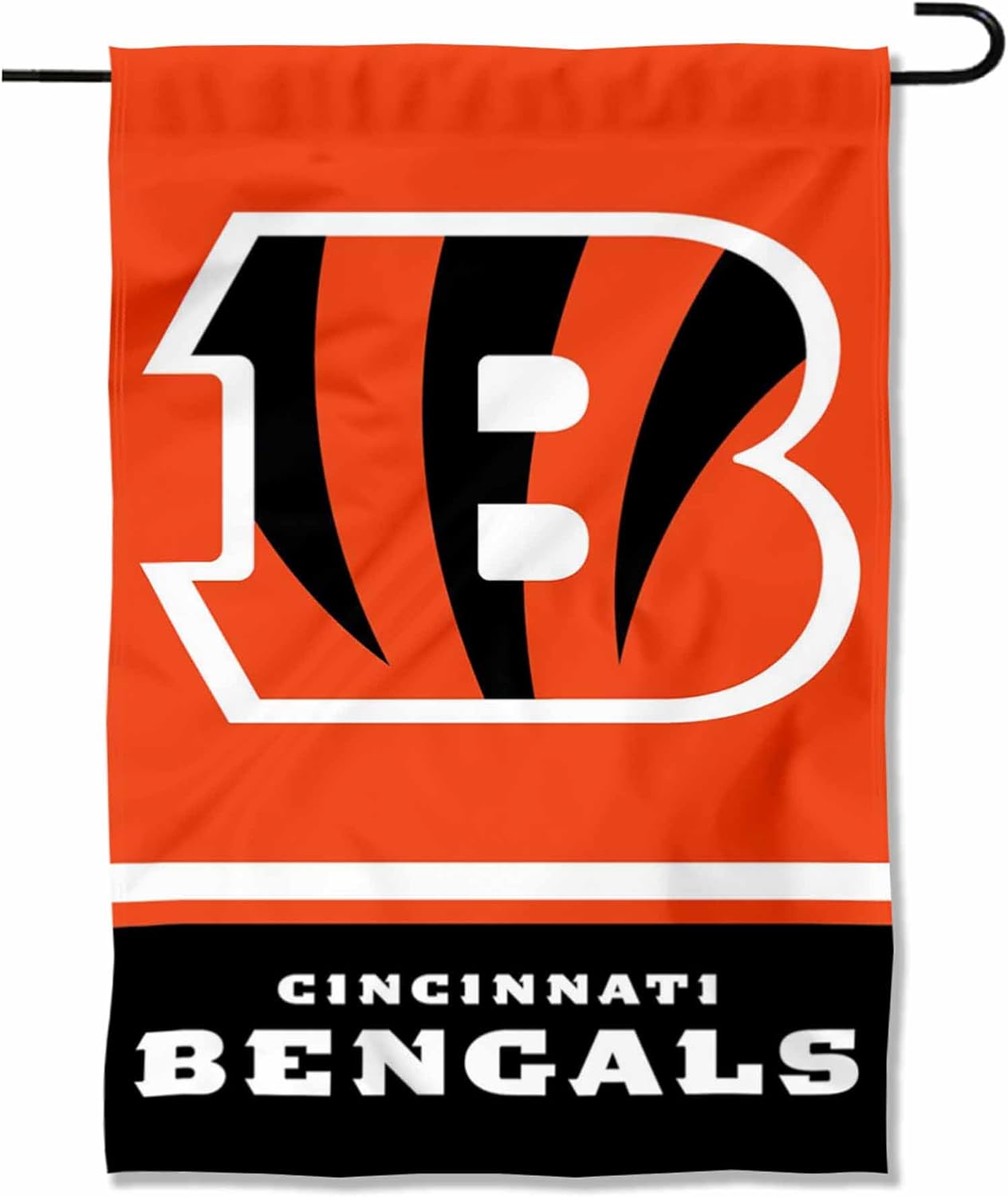 Cincinnati Bengals Flag  NFL Bengals Garden Banner Flags -100% polyester 12x18 inches / 28x40 inches