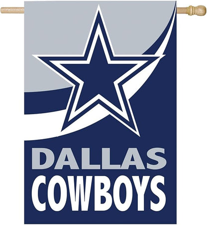 Dallas Cowboys Flag  NFL Dallas Cowboys Garden Banner Flags -100% polyester 12‘’x18‘’ / 28‘’x40‘’ inches