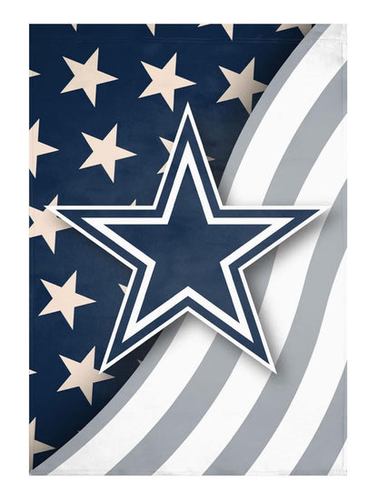 Dallas Cowboys Flag  NFL Dallas Cowboys Garden Banner Flags -100% polyester 12‘’x18‘’ / 28‘’x40‘’ inches