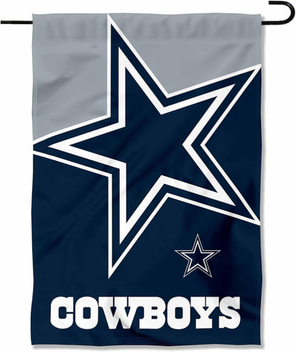 Dallas Cowboys Flag  NFL Dallas Cowboys Garden Banner Flags -100% polyester 12x18 inches / 28x40 inches