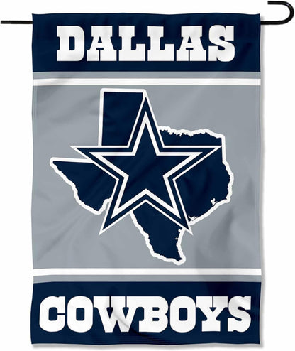 Dallas Cowboys Flag  NFL Dallas Cowboys Garden Banner Flags -100% polyester 12x18 inches / 28x40 inches