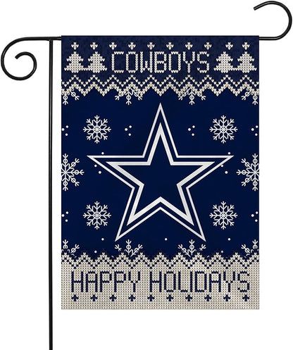 Dallas Cowboys Flag  NFL Dallas Cowboys Garden Banner Flags -100% polyester 12x18 inches / 28x40 inches