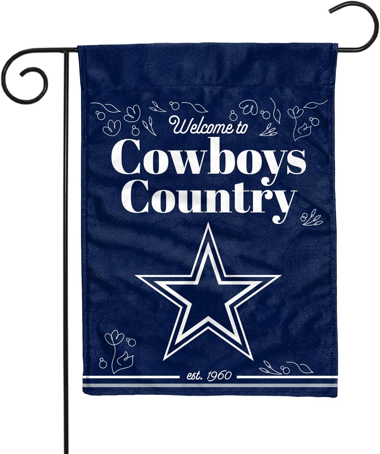 Dallas Cowboys Flag  NFL Dallas Cowboys Garden Banner Flags -100% polyester 12x18 inches / 28x40 inches