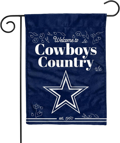 Dallas Cowboys Flag  NFL Dallas Cowboys Garden Banner Flags -100% polyester 12x18 inches / 28x40 inches