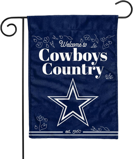 Dallas Cowboys Flag  NFL Dallas Cowboys Garden Banner Flags -100% polyester 12x18 inches / 28x40 inches