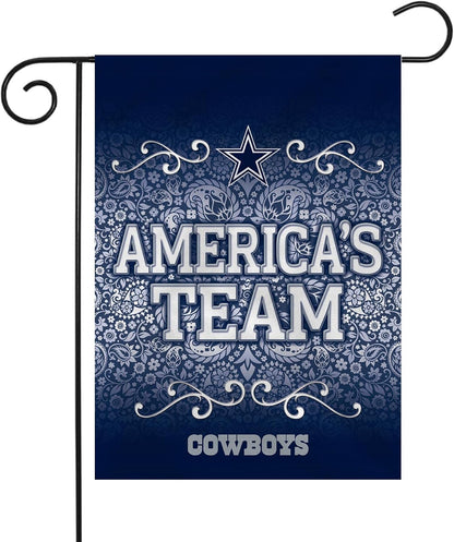 Dallas Cowboys Flag  NFL Dallas Cowboys Garden Banner Flags -100% polyester 12‘’x18‘’ / 28‘’x40‘’ inches
