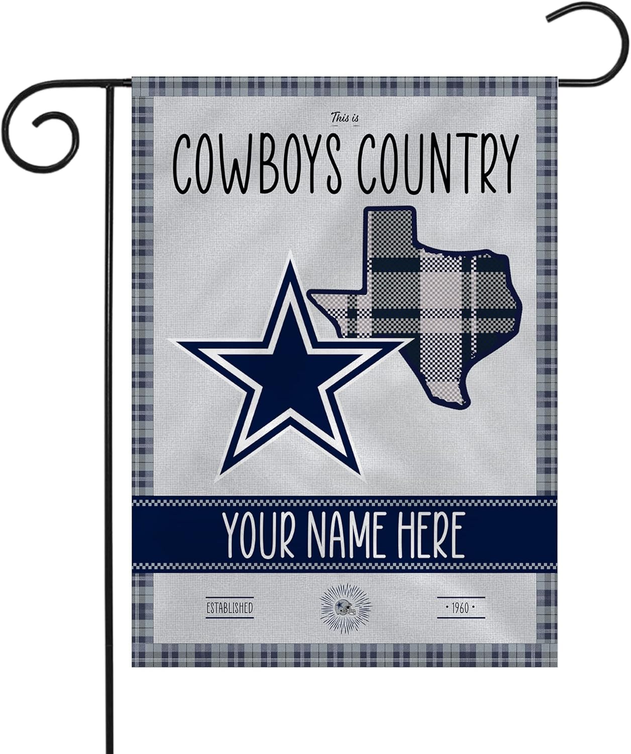 Dallas Cowboys Flag  NFL Dallas Cowboys Garden Banner Flags -100% polyester 12‘’x18‘’ / 28‘’x40‘’ inches