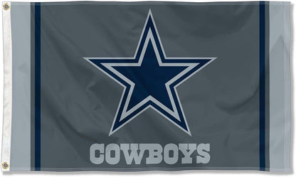NFL Dallas Cowboys Flag-3x5Ft NFL Cowboys Banner-100% polyester-Helmet-Champions