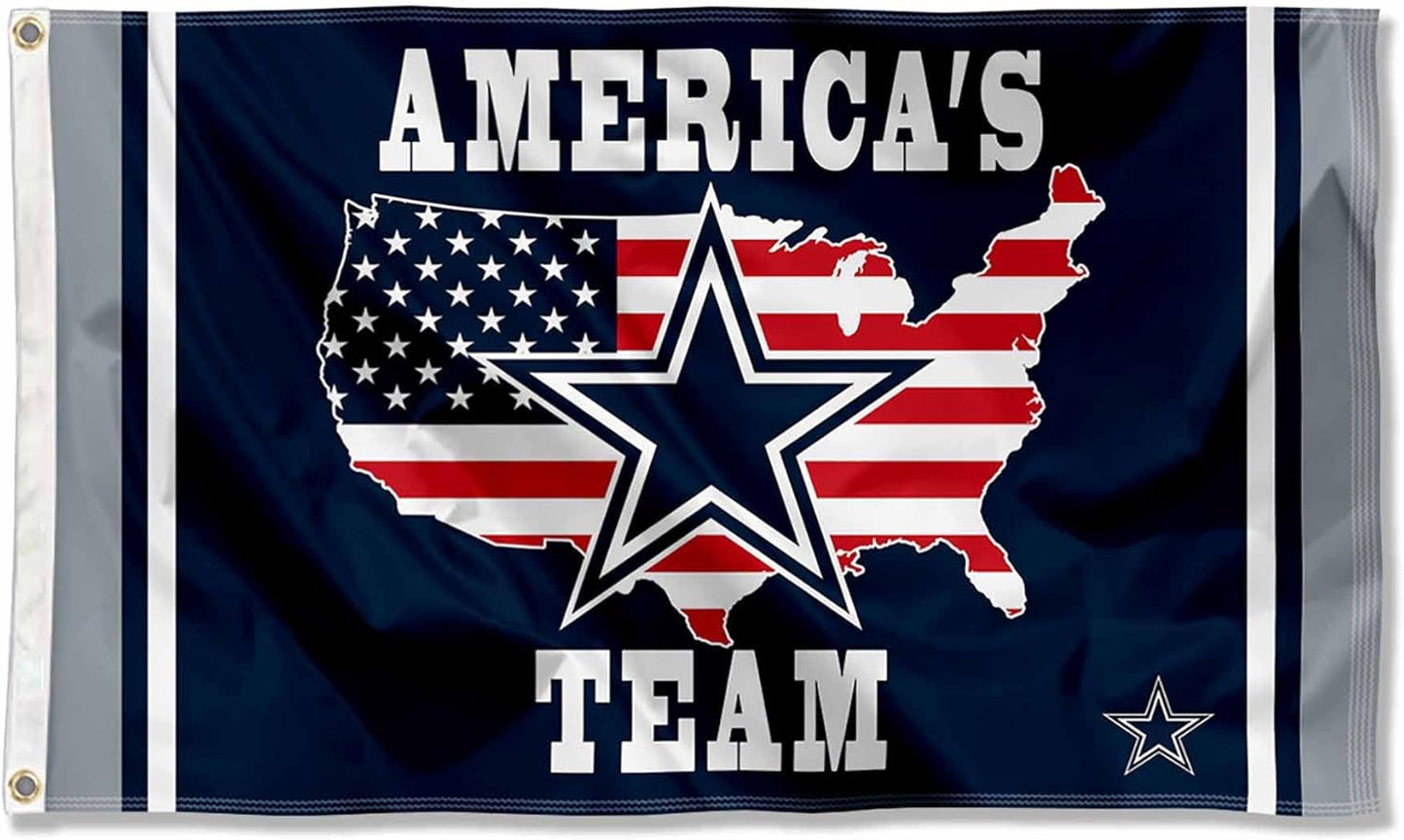 NFL Dallas Cowboys Flag-3x5Ft NFL Cowboys Banner-100% polyester-Helmet-Champions