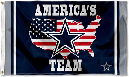 NFL Dallas Cowboys Flag-3x5Ft NFL Cowboys Banner-100% polyester-Helmet-Champions