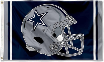 NFL Dallas Cowboys Flag-3x5Ft NFL Cowboys Banner-100% polyester-Helmet-Champions