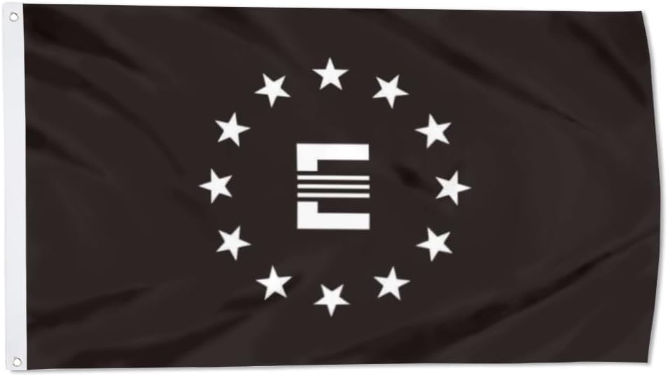 Enclave E American Flag Banner 3x5Ft-100% polyester-2 Metal Grommets