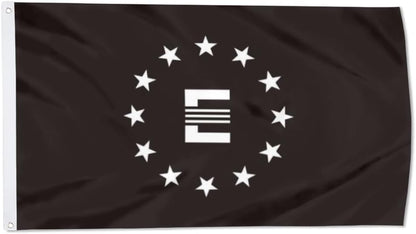 Enclave E American Flag Banner 3x5Ft-100% polyester-2 Metal Grommets