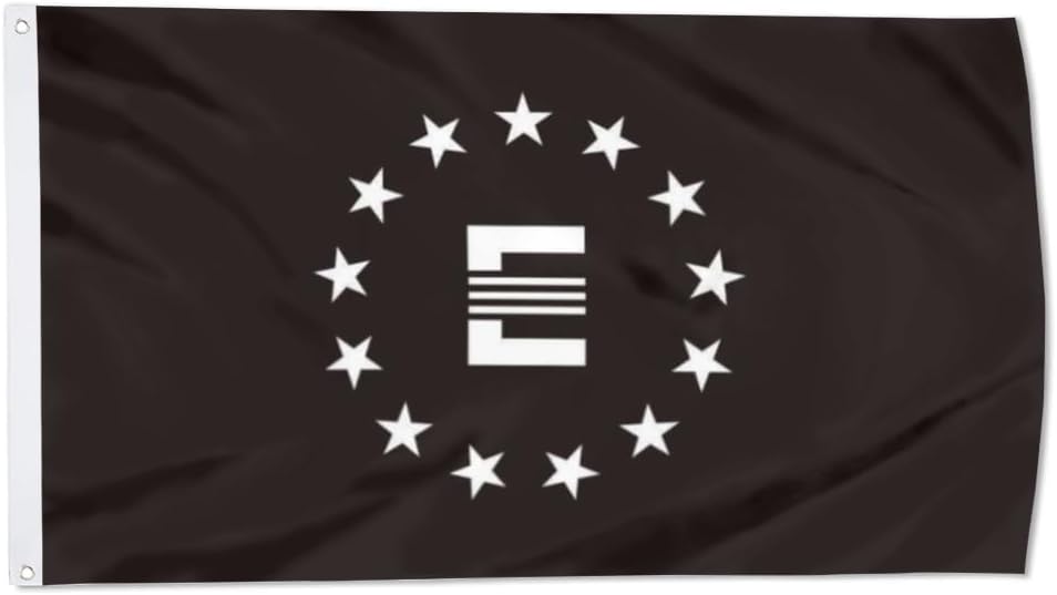 Enclave E American Flag Banner 3x5Ft-100% polyester-2 Metal Grommets
