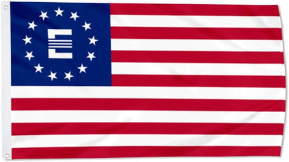 Enclave E American Flag Banner 3x5Ft-100% polyester-2 Metal Grommets