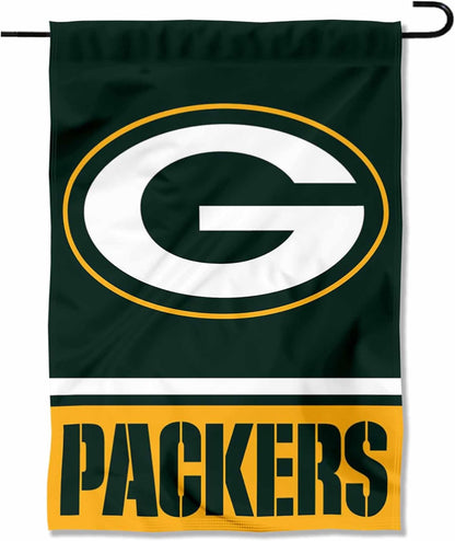 Green Bay Packers Flag 12x18 inches 28x40 inches NFL Packers Garden Banner Flags -100% polyester