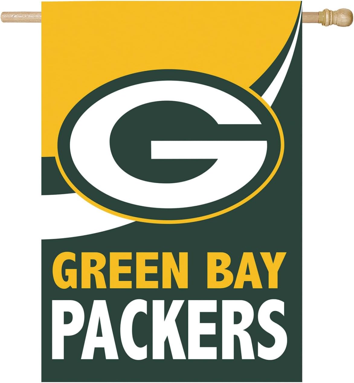 Green Bay Packers Flag 12x18 inches 28x40 inches NFL Packers Garden Banner Flags -100% polyester