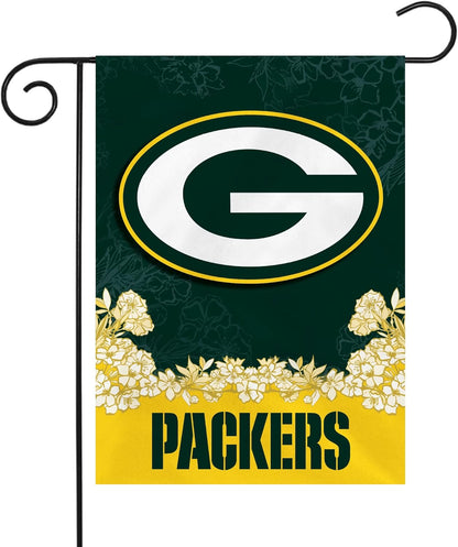 Green Bay Packers Flag 12x18 inches 28x40 inches NFL Packers Garden Banner Flags -100% polyester